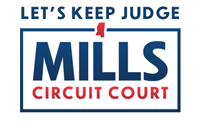 JUDGE MILLS Logo
